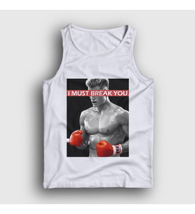 Presmono Unisex Beyaz Break ivan Drago Film Rocky Atlet 249458tt (Beyaz)