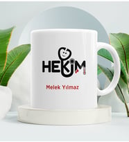 Hekim Kupa Bardak Beyaz