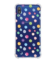 PrintiFy Samsung Galaxy M10 Uyumlu Water Color 6 Baskılı Şeffaf Köşe Korumalı Antişok Kılıf