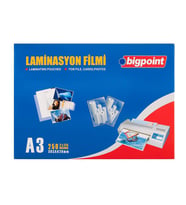 Bigpoint BP693 Laminasyon Filmi A3 125 Mikron 100'lü Kutu