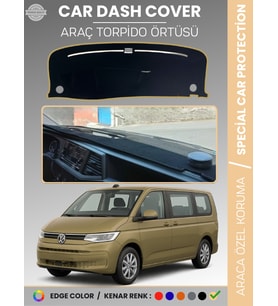 VOLKSWAGEN TRANSPORTER T7 (2021+) Torpido Örtüsü Ön Göğüs Koruma Torpido Koruma Tam Uyum UV Koruma