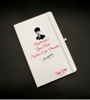 Kişiye Özel Atatürk Baskılı Beyaz Defter