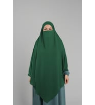Zümrüt Pratik Hazır Geçmeli Tesettür Eşarp Krep Bağcıklı Sufle Hijab 2313_37