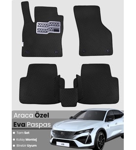 PEUGEOT 408 (2022-2025) Uyumlu EVA Paspas Tam Set–Araca Özel,Oto Paspas,Kolay Montaj