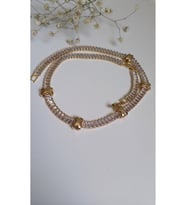 XO MARKABAGET SU YOLU TAŞLI YENİ SEZON TREND KOLYE T316L ÇELİK ANTİALERJİK DÖNMEZ CHOKER & KOLYE (Standart)