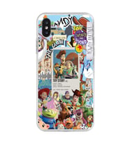 Iphone XS MAX Uyumlu Toy Story Tasarımlı Şeffaf Telefon Kılıfı