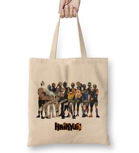Haikyuu Karasuno Haikyuu Anime Bez Çanta Uzun Saplı