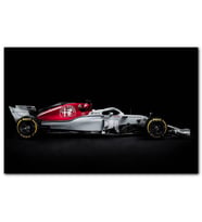 Cakatabloo Siyah Arkaplan Alfa Romeo F1 MDF Tablo
