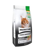 Pronature Hypo-Allergenic Tahılsız Somonlu Karidesli ve Enginarlı Yetişkin Kedi Maması 1.5 Kg