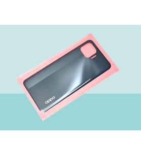 Oppo Reno 4 Lite Uyumlu Arka Kapak Batarya Kapağı - SİYAH