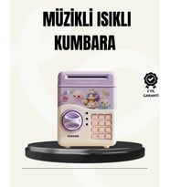Elektronik Şifreli ATM Görünümlü Çocuk Kumbarası Mor