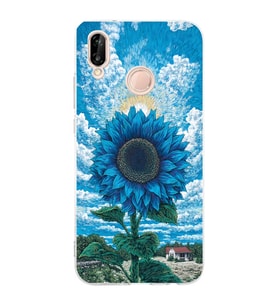 Huawei P20 Lite Uyumlu Baskılı Yumuşak Silikon Şeffaf Telefon Kılıfı