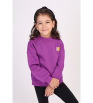 Toontoy Kız Çocuk Sweatshirt (Mor)