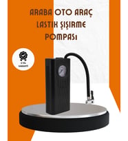 Type-c Şarjlı Güçlü Elektrikli Kompresör Motosiklet Oto Bisiklet İçin