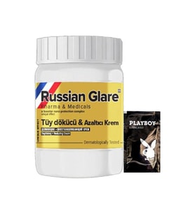 Rusian Glare Nano 50 ml Rus Merhemi Tüy Dökücü Azaltıcı + Yanında Jel