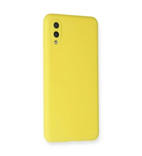 Galaxy A02 Kılıf Nano İçi Kadife  - Sarı