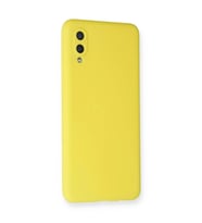 Galaxy A02 Kılıf Nano İçi Kadife  - Sarı