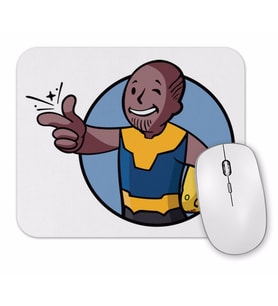 Fallout Vault Boy Thanos Mouse Pad