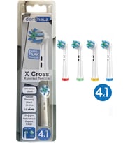 X Cross - Çapraz Açılı Kusursuz Temizlik Oral B Şarjlı Diş Fırçası Yedek Başlığı - 4'lü Yedek Başlık