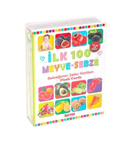 1765 FLASH CARD İLK 100 MEYVELER EĞİTİCİ KARTLAR