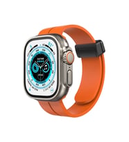 Newface Apple Watch 42mm KR412 Elegance Stylısh Kordon - Turuncu
