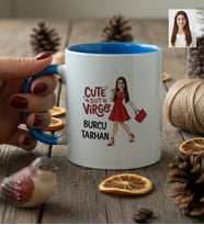 Kişiye Özel Karikatürlü Cute But Virgo Başak Burcu Kupa Bardak Doğum Günü Hediyesi