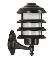 AVONNI BAP-68131-BSY Siyah Boyalı Dış Mekan Aydınlatma E27 Aluminyum Polikarbon Cam 25cm