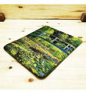 Claude Monet - Dikdörtgen Mouse Pad Bilek Destekli 1