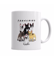 Frenchies Pug Köpek Kupa Bardak Porselen