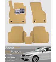 BMW 5 SERİSİ E60 SEDAN (2003-2010) Uyumlu EVA Paspas Tam Set–Araca Özel,Su Geçirmez