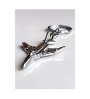 Gümüş Renkli Metal Uçak Anahtarlık