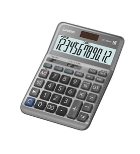 Casio DF-120FM 12 Hane Masaüstü Hesap Makinesi (GRI-ANTRASIT)