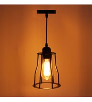 RIOLİGHT RETRO METAL TEKLİ SARKIT (Siyah)