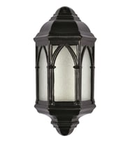 AVONNI BFE-68070-BSY-OP Siyah Boyalı Dış Mekan Aydınlatma E27 Aluminyum Polikarbon Cam 17cm