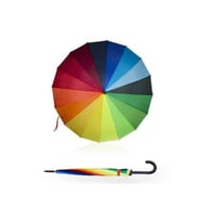 16 Telli Renkli Fiber Şemsiye Görünümlü Sokak Süsü