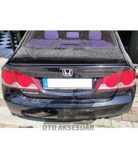 Honda Civic Fd6 Bagaj Üstü Black Piano Spoiler Bagaj Çıtası