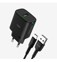C301 GÜÇLÜ 12W MİCRO USB KABLOLU HIZLI ŞARJ ADAPTÖRÜ (Siyah)