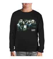 Lost Siyah Çocuk Sweatshirt