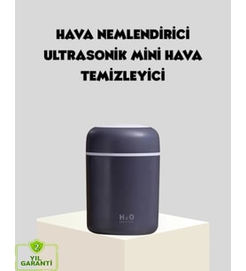 LED Işıklı USB Nemlendirici – Sürekli ve Aralıklı Püskürtme Modu