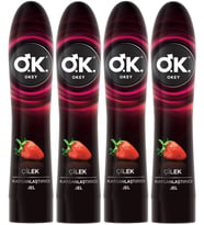 Okey Kayganlaştırıcı Jel 100ML Çilekli (4 Lü Set)