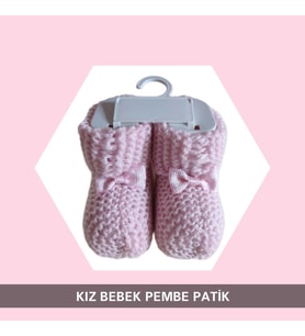 Sahi Aksesuar Kız Bebek Pembe Patik