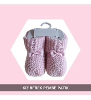 Sahi Aksesuar Kız Bebek Pembe Patik