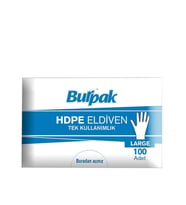 Burpak 100'lü Tek Kullanımlık Boya Eldiveni - Large