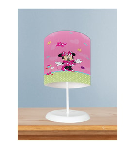 MEKTA HOME BEBEK VE ÇOCUK ODASI Minnie Maus Desenli Abajur