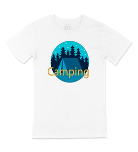 Camping Blue Tişört