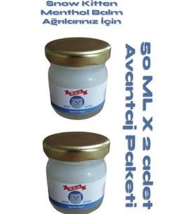 Süper Snow Kitten Menthol Aromalı Masaj Kremi 50 Ml 2 Adet