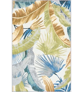 Eliana Home Baskılı, Yıkanabilir Kaymaz Taban Salon Halısı LNA1742 100x150 cm (Mavi)