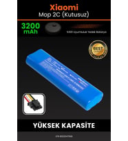 Xiaomi Mi Vacuum Mop 2C 3200mAh Robot Süpürge Bataryası - Gerçek Kapasite, Maksimum Güvenlik