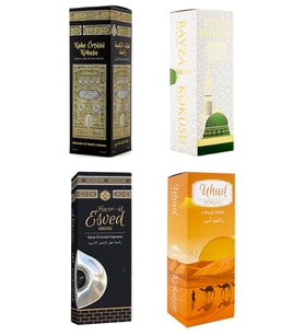 Kabe Örtüsü Kokusu Medine Ravza Kokusu Hacerül Esved Kokusu Ve Uhud Kokusu Sprey 400 Ml.