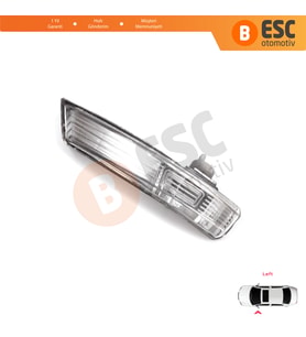 Ford Focus 2007-2020 Mondeo MK4 2007-2015 8M5113B383AA İçin Sol Yan Ayna Sinyali Beyaz